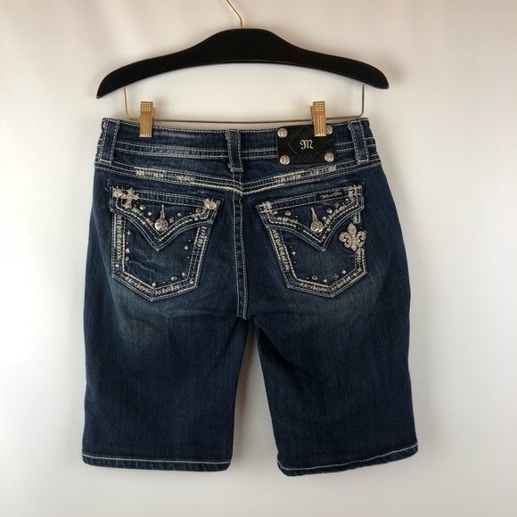 Miss Me blue bermudas - Picture 4 of 7